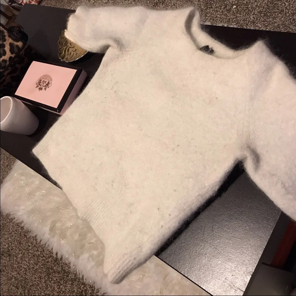 Fluffy crop top